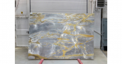 Мрамор Golden Grey / Мрамор Голден Грей 20 мм / Размер 2700 x 1900 x 20 / Партия В / Слэб 10 - фото 4