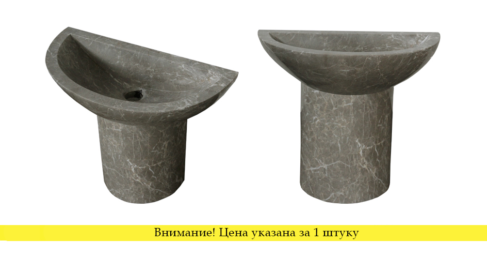 Мраморная раковина / Sink from marble — раковины, полированный · партия А · № 001