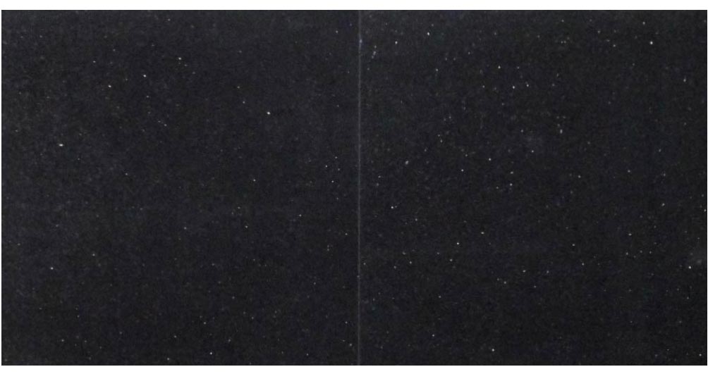 Гранит Блэк Гэлакси / Black Galaxy — плитка 15 мм, полированный · 600 × 600 мм · партия Б · № 001