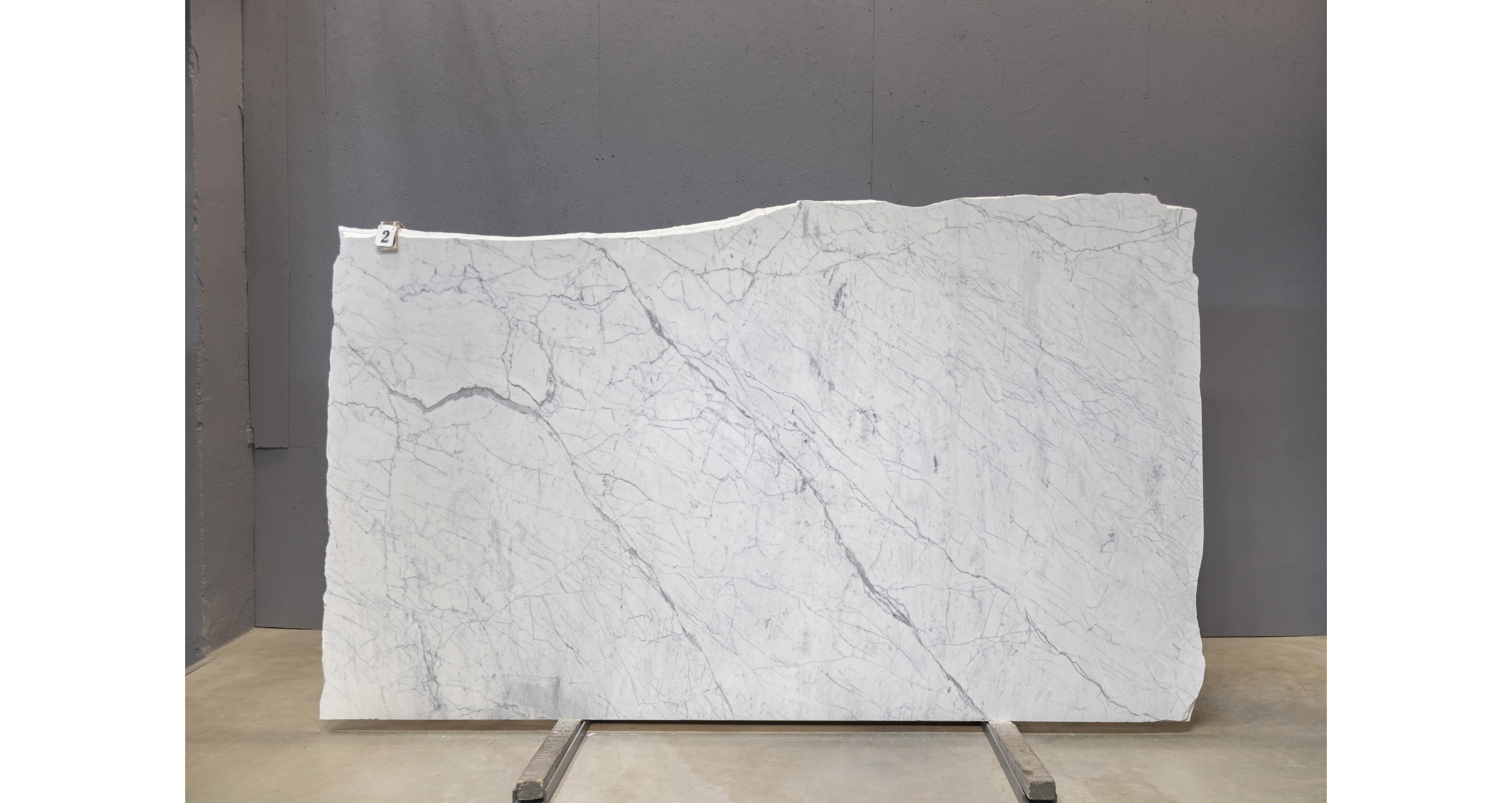 Мрамор Статуаретто Премиум / Statuarietto Premium — слэб 20 мм, полированный · 3000 × 1600 мм · партия Ш · № 002