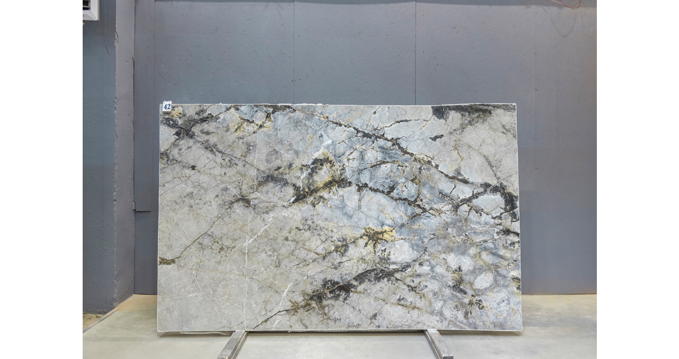 Мрамор Сильвер Рут Экстра / Silver Root Extra — слэб 20 мм, полированный · 2800 × 1750 мм · партия Т* · № 042