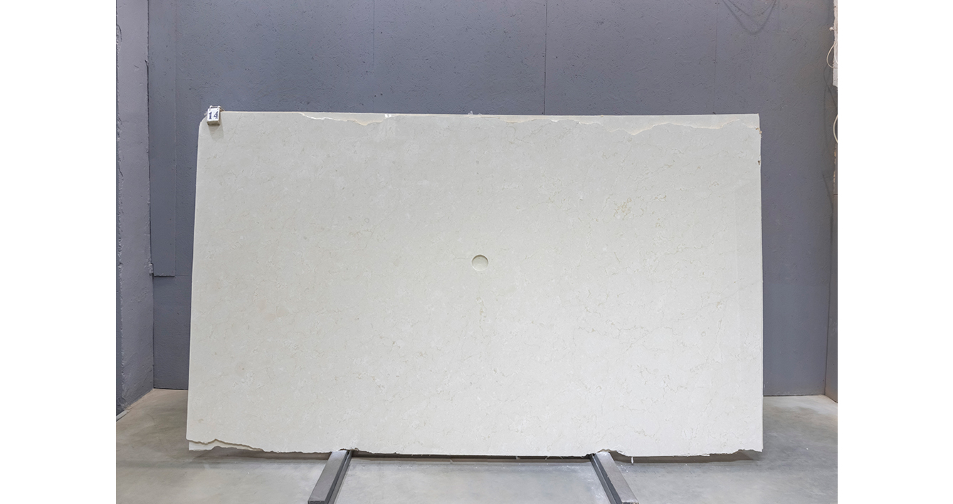 Мрамор Крема Марфил Классико / Crema Marfil Classico — слэб 20 мм, полированный · 2850 × 1800 мм · партия ЖЛ* · № 014
