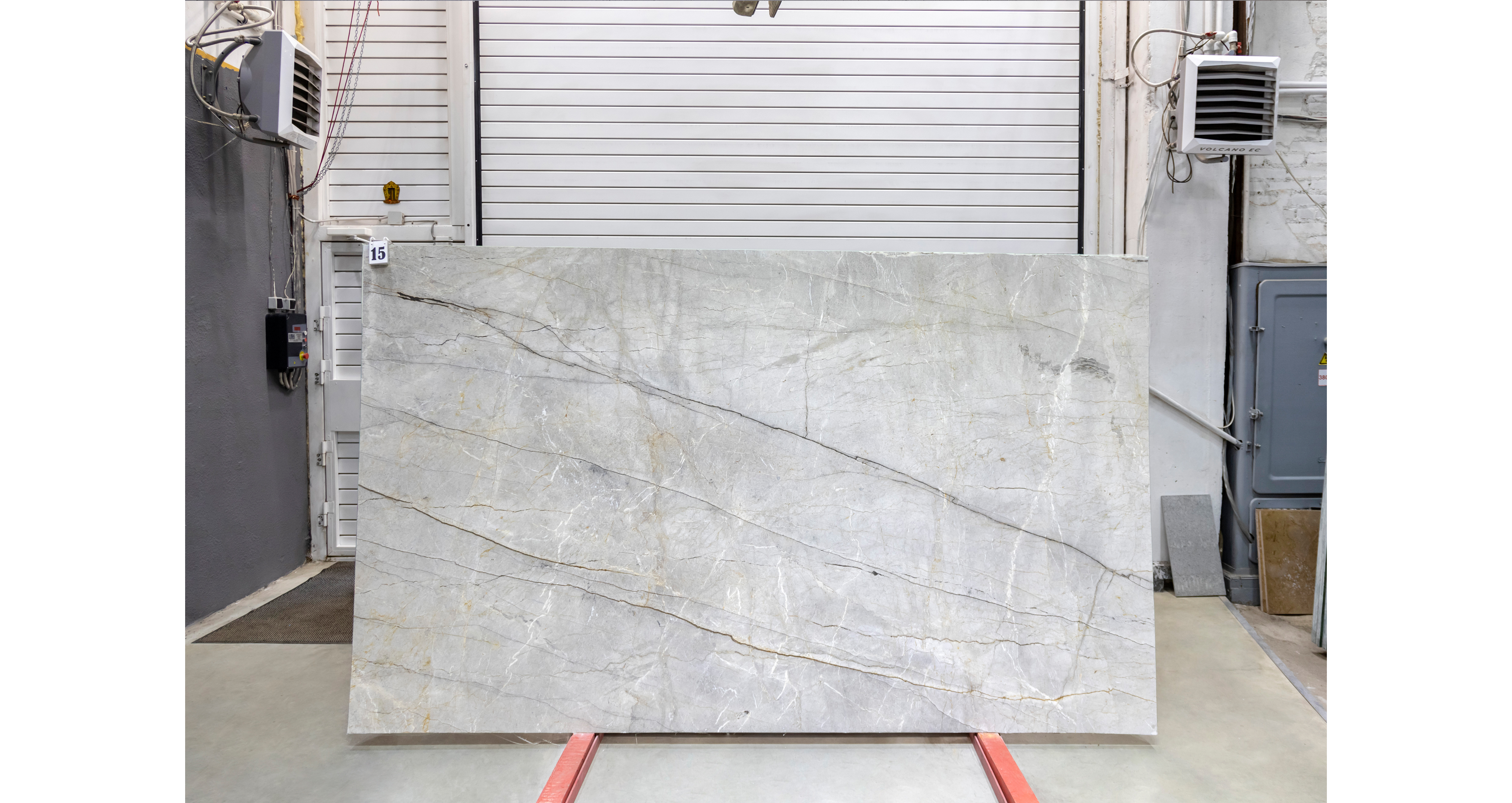 Мрамор Сильвер Рут Экстра / Silver Root Extra — слэб 20 мм, шлифованный · 2930 × 1750 мм · партия С · № 015