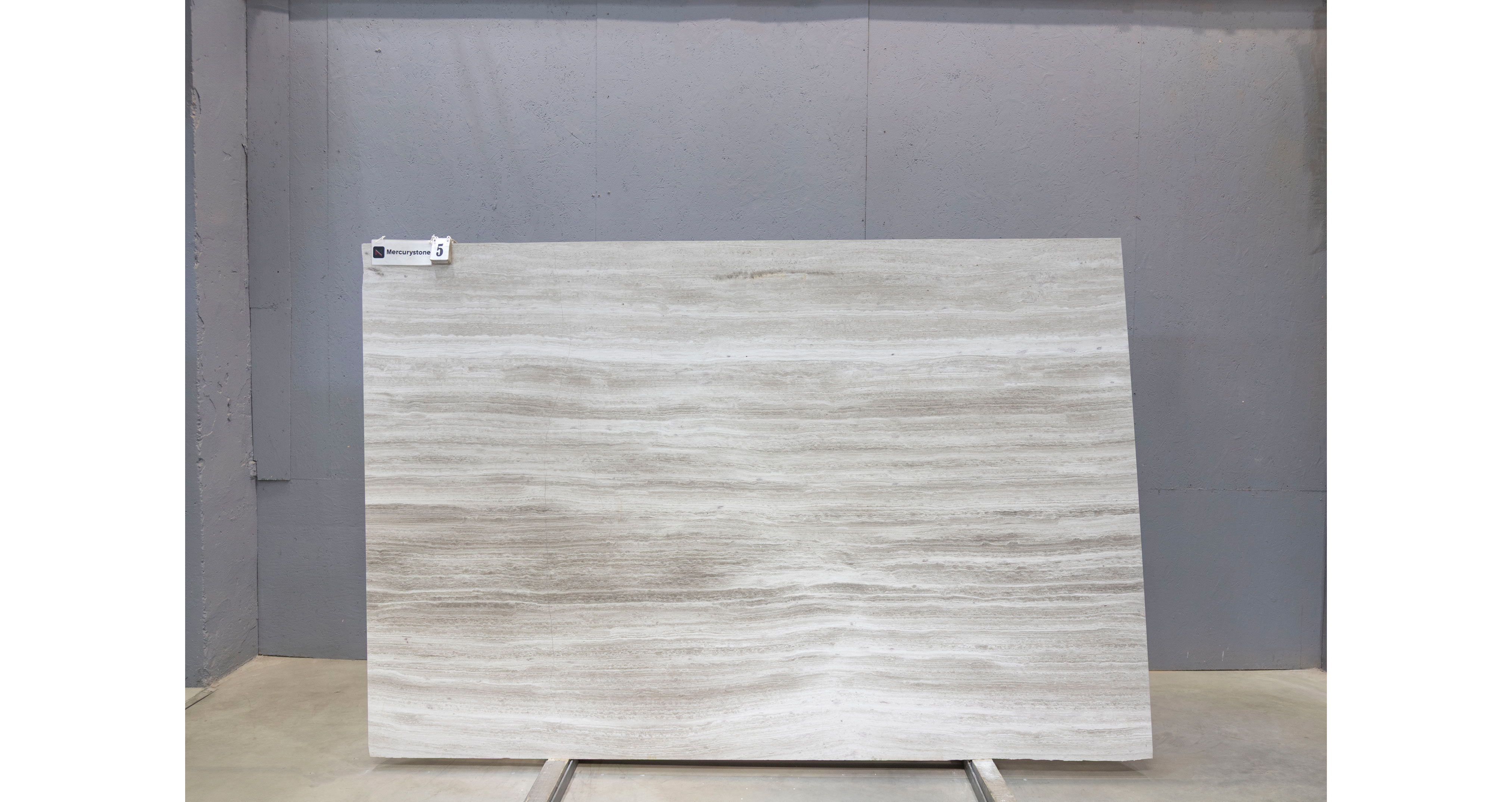 Мрамор Вайт Вуден / White Wooden — слэб 18 мм, полированный · 2700 × 1810 мм · партия Л* · № 005