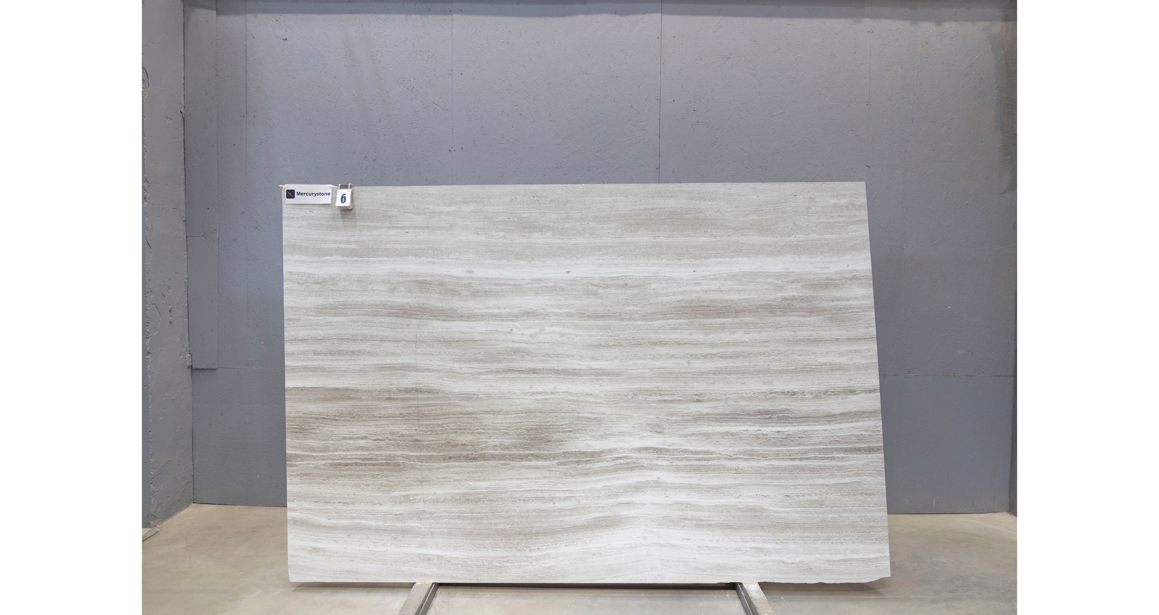 Мрамор Вайт Вуден / White Wooden — слэб 18 мм, полированный · 2700 × 1810 мм · партия Л* · № 006