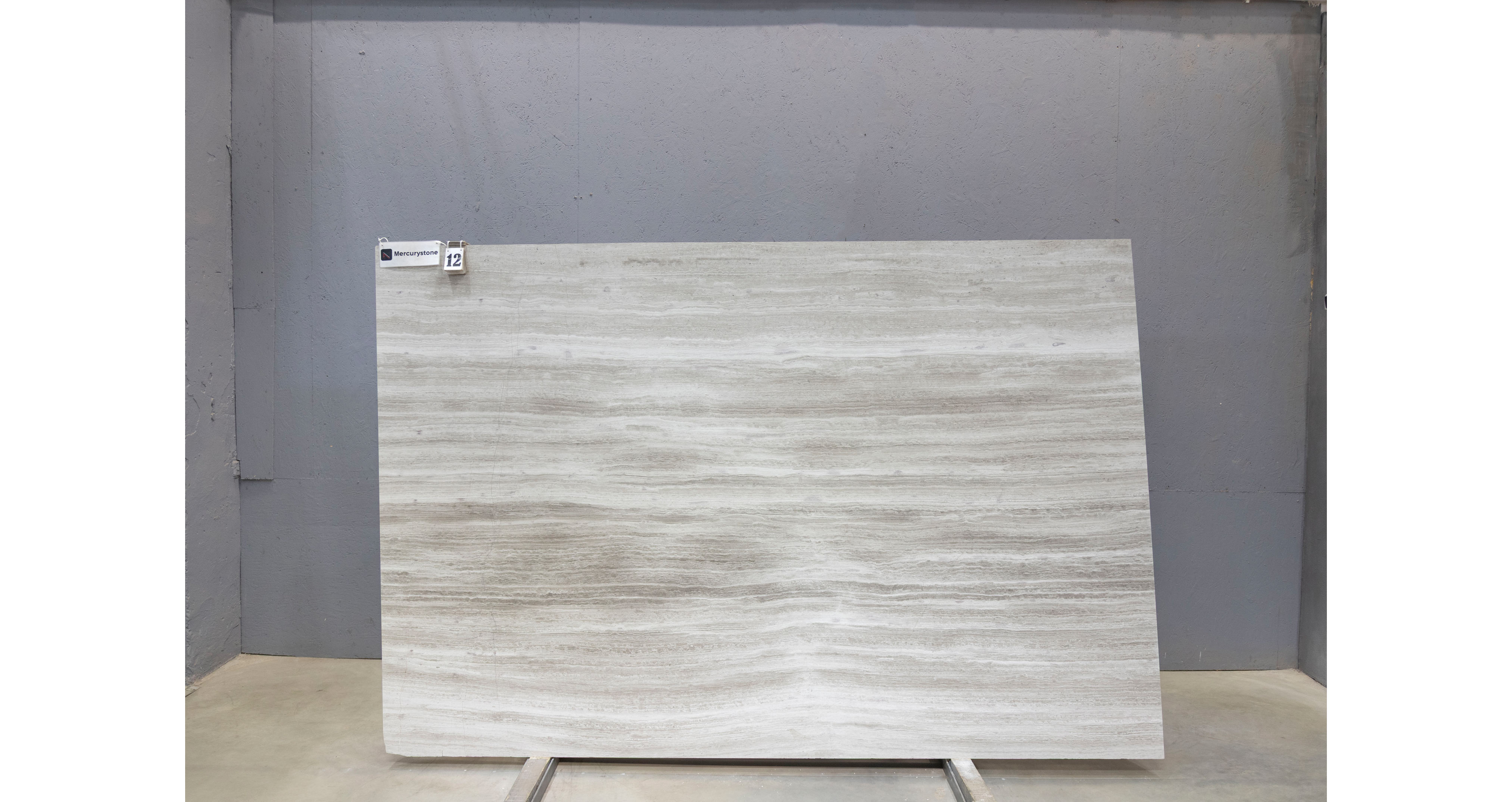 Мрамор Вайт Вуден / White Wooden — слэб 18 мм, полированный · 2700 × 1810 мм · партия Л* · № 012