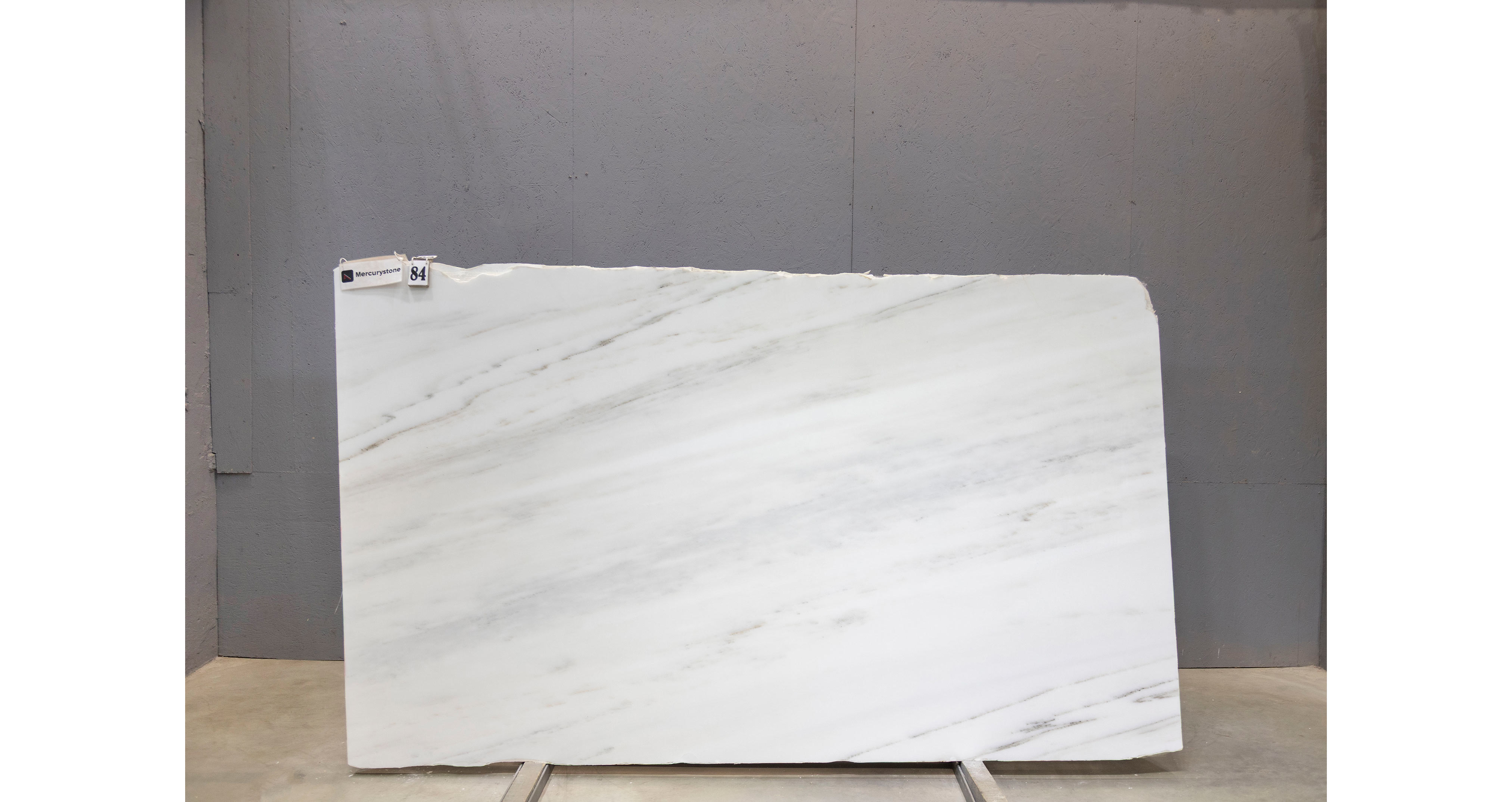 Мрамор Элегант Вайт / Elegant White — слэб 20 мм, полированный · 2810 × 1640 мм · партия Е* · № 084