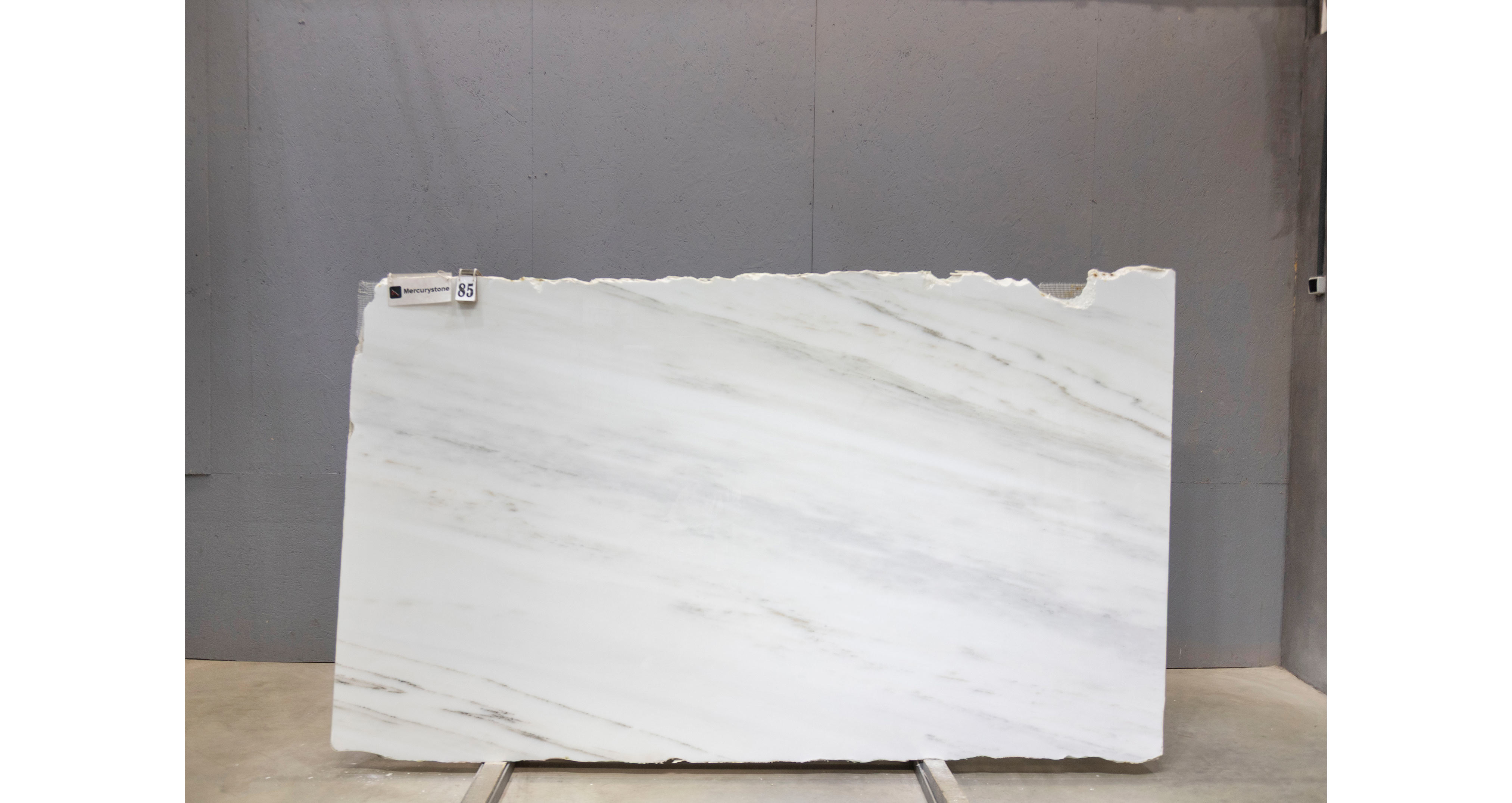 Мрамор Элегант Вайт / Elegant White — слэб 20 мм, полированный · 2810 × 1600 мм · партия Е* · № 085