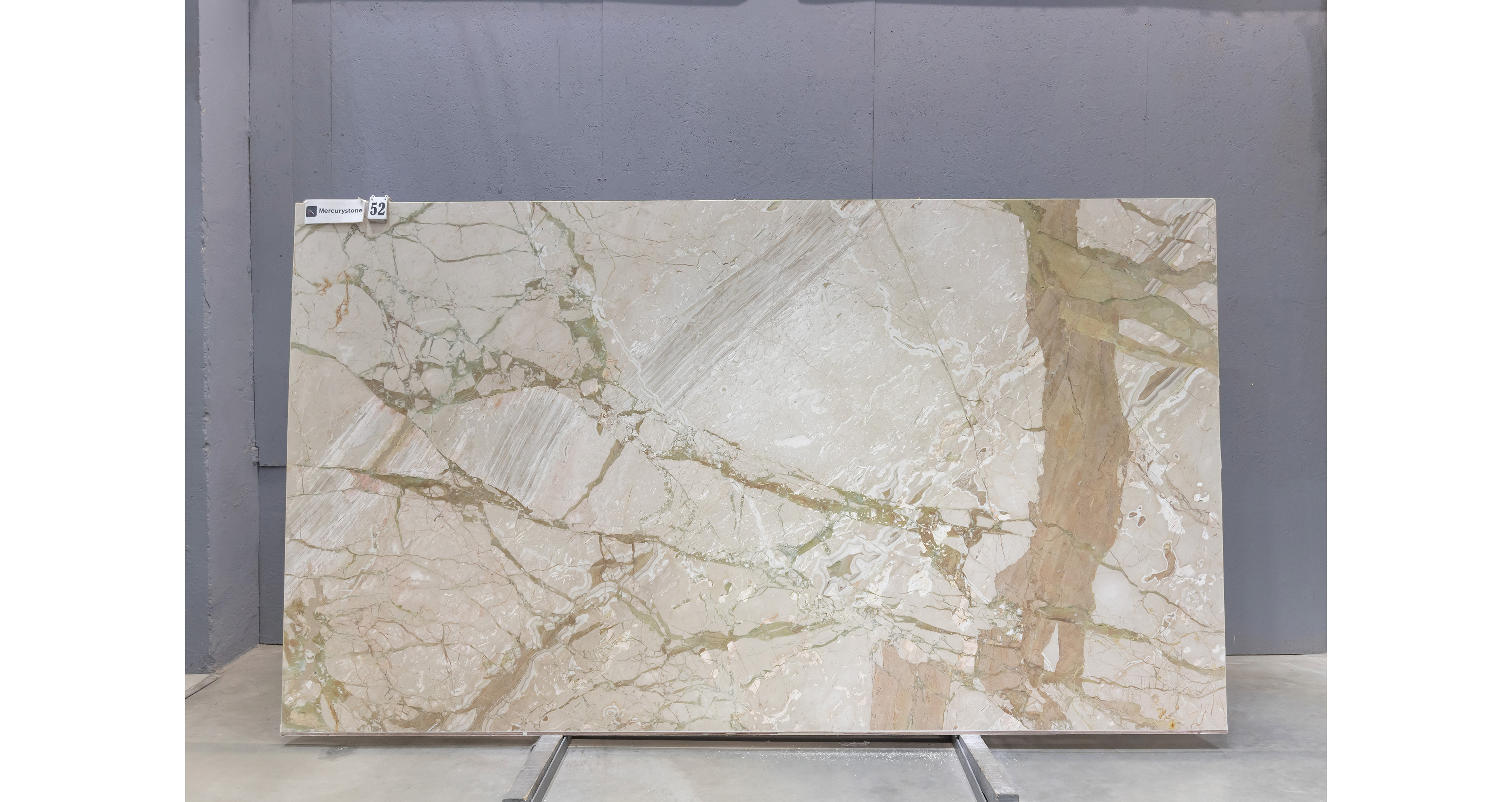 Мрамор Брекчия Тоскана / Breccia Toscana — слэб 20 мм, шлифованный · 3330 × 1890 мм · партия А* · № 052