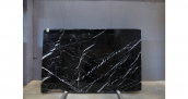 Мрамор Nero Marquina Premium / Мрамор Неро Маркина Премиум 20 мм / Размер 2800 x 1750 x 20 / Партия ВУ* / Слэб 26 - фото 2