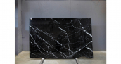 Мрамор Nero Marquina Premium / Мрамор Неро Маркина Премиум 20 мм / Размер 2800 x 1750 x 20 / Партия ВУ* / Слэб 02 - фото 3