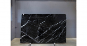 Мрамор Nero Marquina Premium / Мрамор Неро Маркина Премиум 20 мм / Размер 2800 x 1750 x 20 / Партия ВУ* / Слэб 02 - фото 4