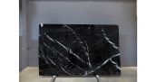 Мрамор Nero Marquina Premium / Мрамор Неро Маркина Премиум 20 мм / Размер 2800 x 1750 x 20 / Партия ВУ* / Слэб 17 - фото 10