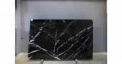 Мрамор Nero Marquina Premium / Мрамор Неро Маркина Премиум 20 мм / Размер 2800 x 1750 x 20 / Партия ВУ* / Слэб 25 - фото 18