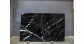 Мрамор Nero Marquina Premium / Мрамор Неро Маркина Премиум 20 мм / Размер 2800 x 1750 x 20 / Партия ВУ* / Слэб 14 - фото 34