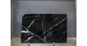 Мрамор Nero Marquina Premium / Мрамор Неро Маркина Премиум 20 мм / Размер 2800 x 1750 x 20 / Партия ВУ* / Слэб 14 - фото 36