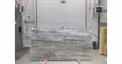 Травертин Travertine Titanium VC / Травертин Титаниум VC 20 мм / Размер 2800 x 1450 x 20 / Партия Д / Блок 172 / Слэб 03 - фото 1