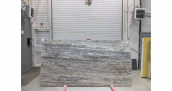 Травертин Travertine Titanium VC / Травертин Титаниум VC 20 мм / Размер 2800 x 1450 x 20 / Партия Д / Блок 172 / Слэб 03 - фото 6