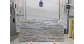 Травертин Travertine Titanium VC / Травертин Титаниум VC 20 мм / Размер 2800 x 1450 x 20 / Партия Д / Блок 172 / Слэб 03 - фото 9