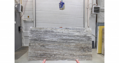 Травертин Travertine Titanium VC / Травертин Титаниум VC 20 мм / Размер 2800 x 1450 x 20 / Партия Д / Блок 172 / Слэб 03 - фото 10