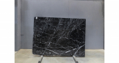 Мрамор Nero Marquina Premium / Мрамор Неро Маркина Премиум 20 мм / Размер 2420 x 1770 x 20 / Партия ВЭ* / Блок 176 / Слэб 19 - фото 2