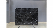 Мрамор Nero Marquina Premium / Мрамор Неро Маркина Премиум 20 мм / Размер 2420 x 1770 x 20 / Партия ВЭ* / Блок 176 / Слэб 19 - фото 4