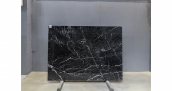 Мрамор Nero Marquina Premium / Мрамор Неро Маркина Премиум 20 мм / Размер 2420 x 1770 x 20 / Партия ВЭ* / Блок 176 / Слэб 19 - фото 5