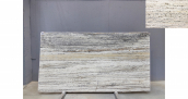 Травертин Travertine Silver Light VC / Травертин Сильвер Лайт VC 20 мм / Размер 3120 x 1600 x 20 / Партия В* / Блок 184 / Слэб 46 - фото 1