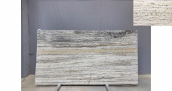 Травертин Travertine Silver Light VC / Травертин Сильвер Лайт VC 20 мм / Размер 3120 x 1600 x 20 / Партия В* / Блок 184 / Слэб 46 - фото 5
