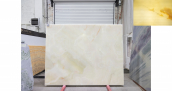 Оникс Onyx Bianco / Оникс Бьянко 16 мм / Размер 2050 x 2000 x 16 / Партия Е* / Блок 226 / Слэб 08 - фото 20