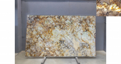 Кварцит Patagonia Crystal Gold / Кварцит Патагония Кристал Голд 20 мм / Размер 3250 x 1920 x 20 / Партия Д* / Блок 227 / Слэб 40 - фото 4