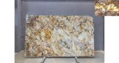 Кварцит Patagonia Crystal Gold / Кварцит Патагония Кристал Голд 20 мм / Размер 3250 x 1920 x 20 / Партия Д* / Блок 227 / Слэб 40 - фото 8