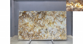 Кварцит Patagonia Crystal Gold / Кварцит Патагония Кристал Голд 20 мм / Размер 3250 x 1920 x 20 / Партия Д* / Блок 227 / Слэб 40 - фото 16