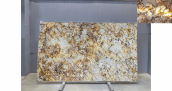 Кварцит Patagonia Crystal Gold / Кварцит Патагония Кристал Голд 20 мм / Размер 3250 x 1920 x 20 / Партия Д* / Блок 227 / Слэб 40 - фото 20