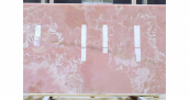 Оникс Onyx Pink Extra / Оникс Пинк Экстра 16 мм / Размер 2810 x 1300 x 16 / Партия М / Блок 344 / Слэб 07 - фото 15