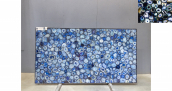 Эксклюзивная коллекция Blue Agate / Эксклюзив Блю Агат 20 мм / Размер 3010 x 1600 x 20 / Партия П* / Слэб 02 - фото 3