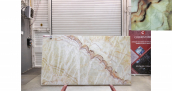 Оникс Onyx Beige VC / Оникс Беж VC 18&nbsp;мм / Размер 2980 x 1640 x 18 / Партия В / Блок 409 / Слэб 24 - фото 26