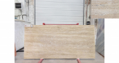 Травертин Travertine Classico Light VC / Травертин Классико Лайт VC 20&nbsp;мм / Размер 2900 x 1350 x 20 / Партия АЗ / Блок 496 / Слэб 01 - фото 2