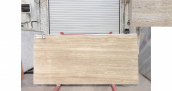 Травертин Travertine Classico Light VC / Травертин Классико Лайт VC 20&nbsp;мм / Размер 2900 x 1350 x 20 / Партия АЗ / Блок 496 / Слэб 01 - фото 6