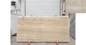Травертин Travertine Classico Light VC / Травертин Классико Лайт VC 20&nbsp;мм / Размер 2900 x 1350 x 20 / Партия АЗ / Блок 496 / Слэб 01 - фото 20