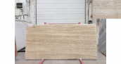 Травертин Travertine Classico Light VC / Травертин Классико Лайт VC 20&nbsp;мм / Размер 2900 x 1350 x 20 / Партия АЗ / Блок 496 / Слэб 01 - фото 26